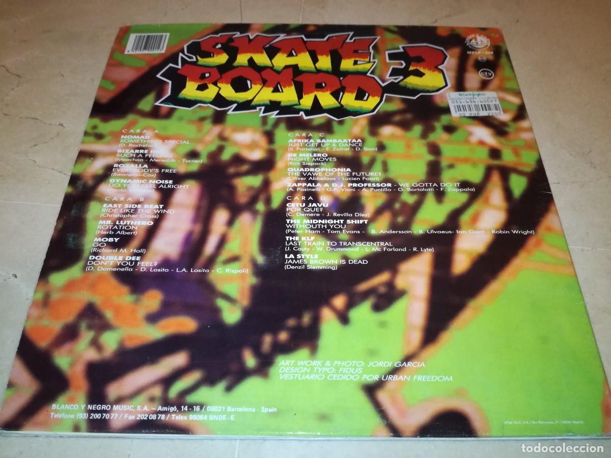 Discos de vinilo: SKATE BOARD 3-DOBLE LP-ORIGINAL 1991 - Foto 2