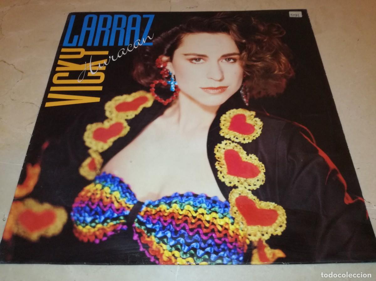 Discos de vinilo: VICKY LARRAZ-HURACAN-ORIGINAL 1989 - Foto 1