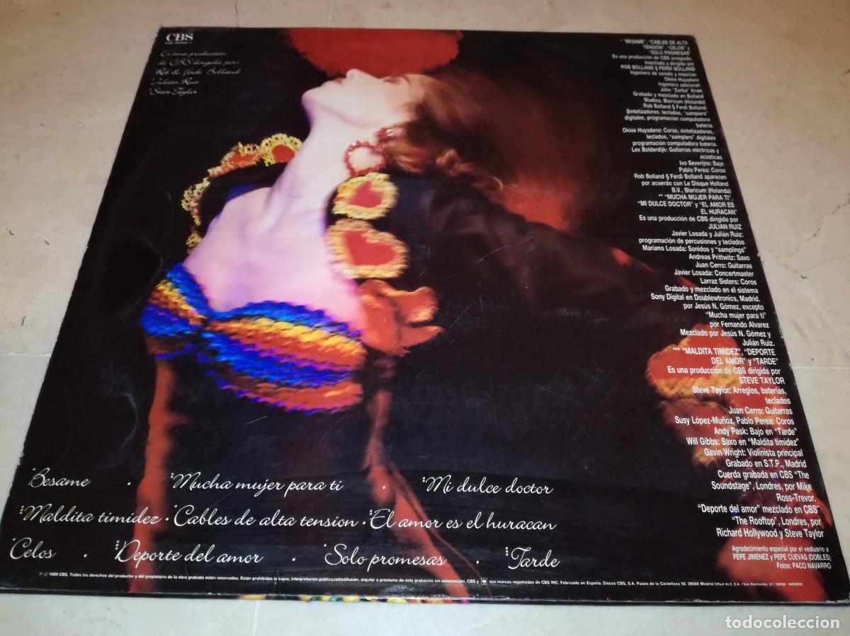 Discos de vinilo: VICKY LARRAZ-HURACAN-ORIGINAL 1989 - Foto 2