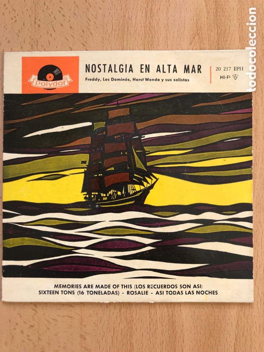 Discos de vinilo: Single NOSTAGIA EN ALTA MAR - Foto 1