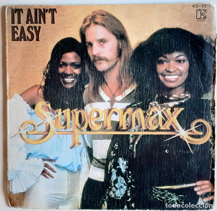 Discos de vinilo: Supermax. It ain&rsquo;t easy/ Push push. Elektra-Hispavox, Spain 1979 single - Foto 1