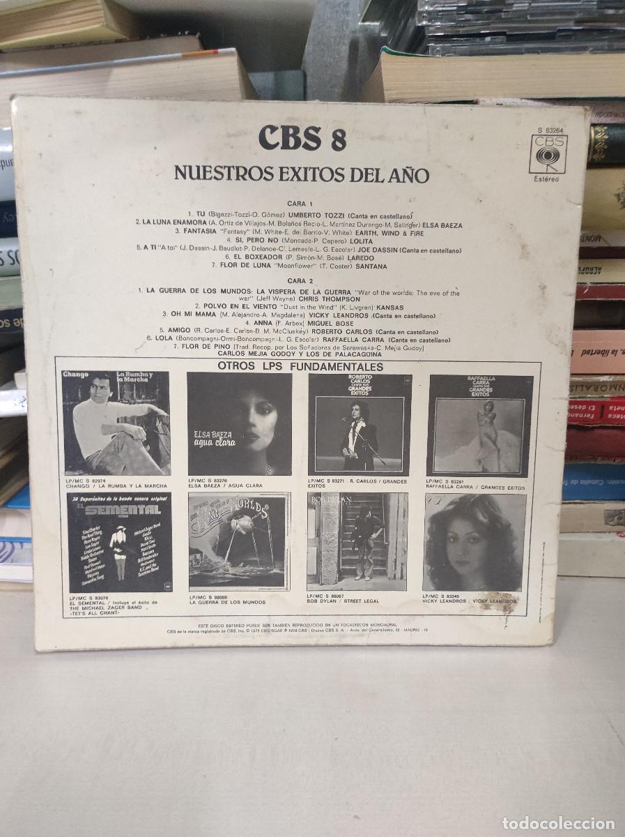 Discos de vinilo: CBS 8 - Nuestros Exitos Del A&ntilde;o - Foto 2