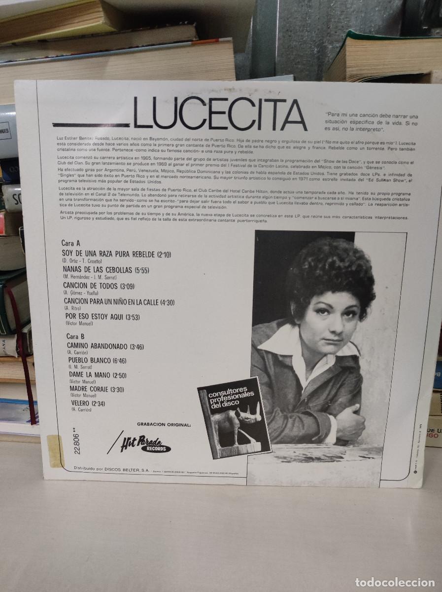 Discos de vinilo: Lucecita Benitez &ndash; Lucecita - Foto 2
