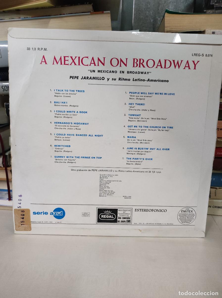 Discos de vinilo: Pepe Jaramillo &ndash; A Mexican On Broadway - Foto 2