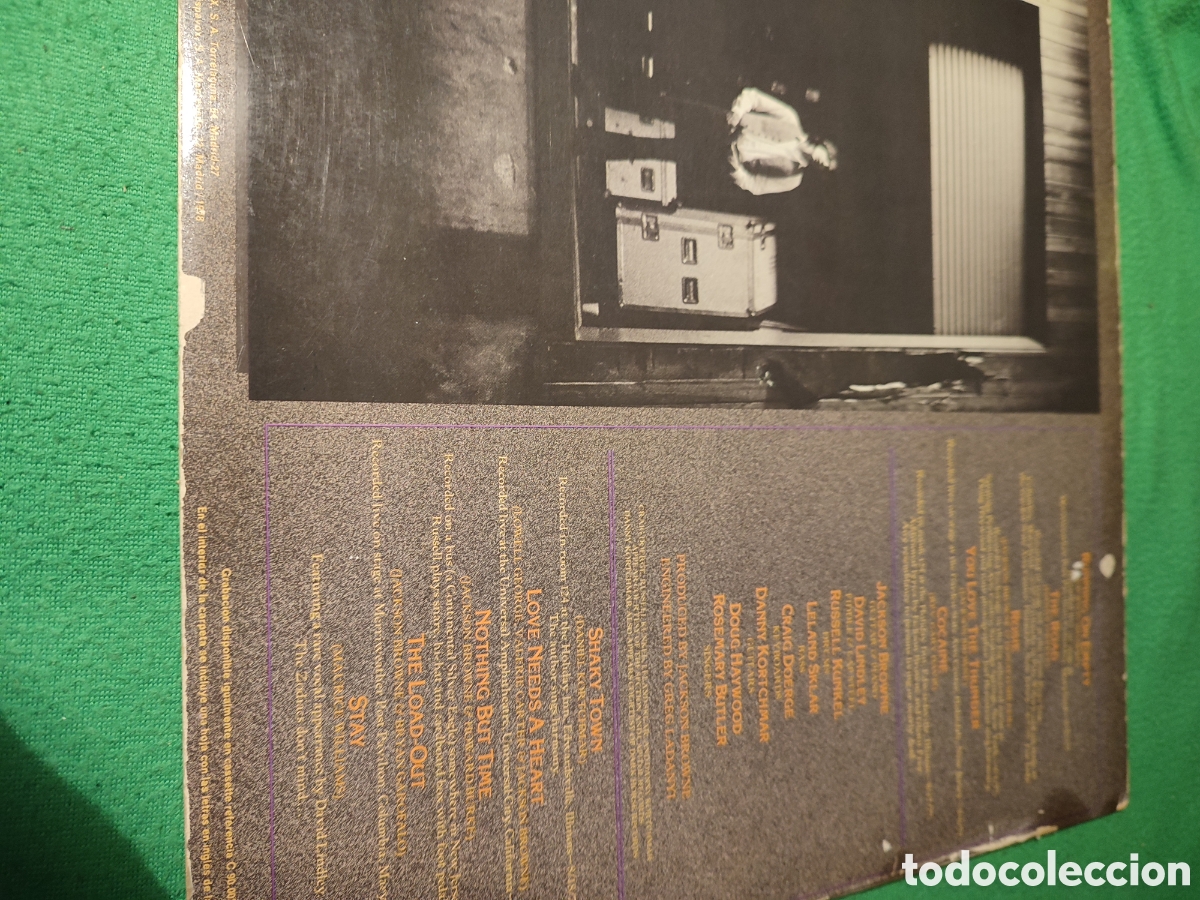 Discos de vinilo: Jackson Browne - Running on empty - Foto 2