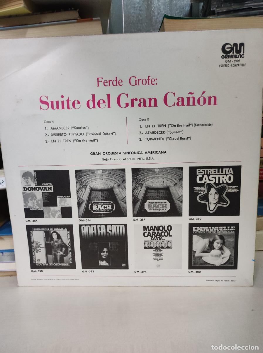 Discos de vinilo: Ferde Grofe &ndash; Suite Del Gran Ca&ntilde;&oacute;n - Foto 2