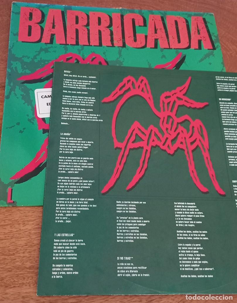 Discos de vinilo: BARRICADA - LA ARA&Ntilde;A - LP - DISCO DE VINILO - 1994 - Foto 3