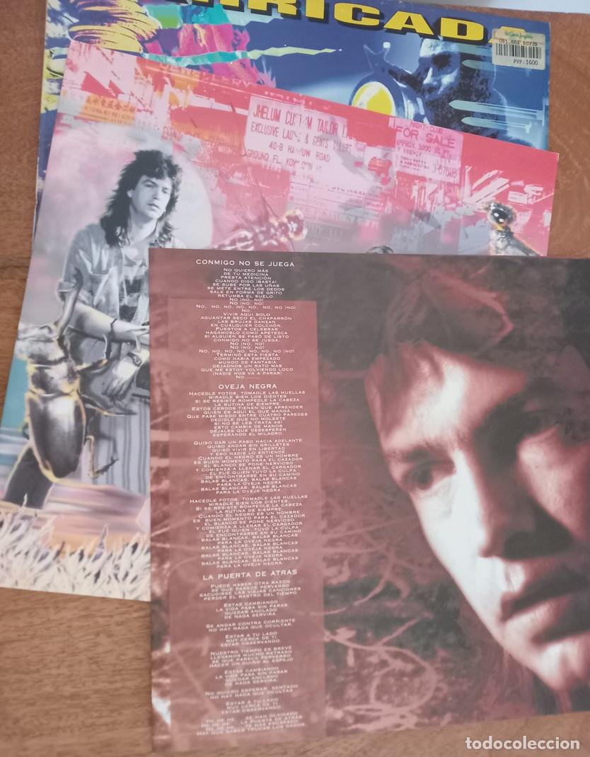 Discos de vinilo: BARRICADA - BALAS BLANCAS - LP - DISCO DE VINILO - 1992 - Foto 3
