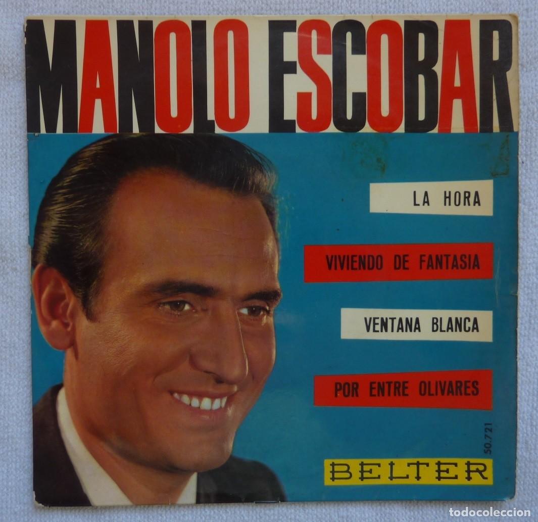 Discos de vinilo: MANOLO ESCOBAR // LA HORA+3 // 1963 // EP - Foto 1