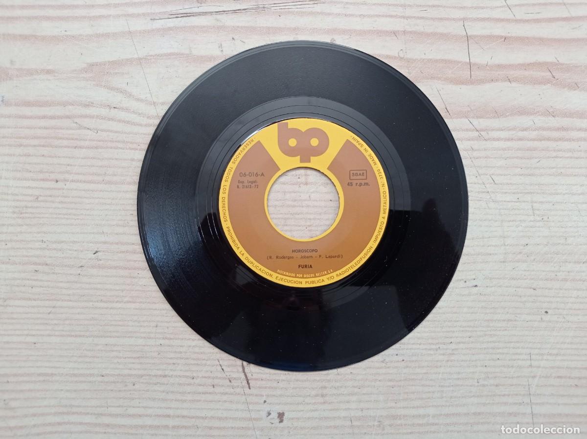 Discos de vinilo: Furia - Horoscopo - Vuelvo Al Hogar - Single - Foto 3