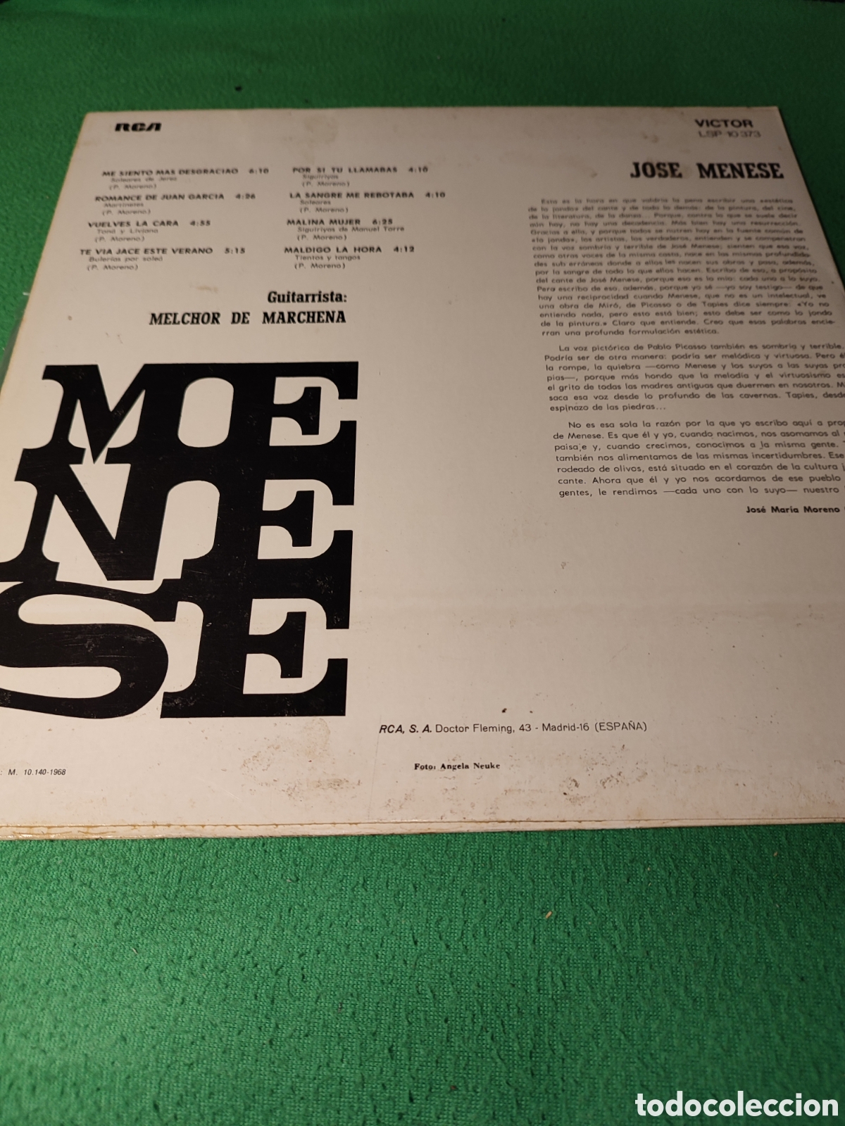Discos de vinilo: Jos&eacute; Menese - Same Vinilo Lp - Foto 2
