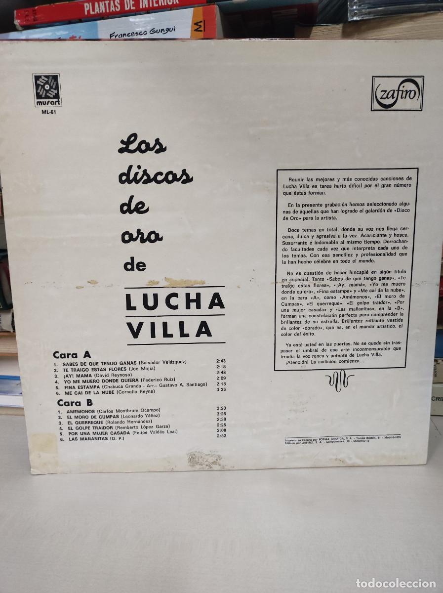Discos de vinilo: Lucha Villa &ndash; Los Discos De Oro De Lucha Villa - Foto 2