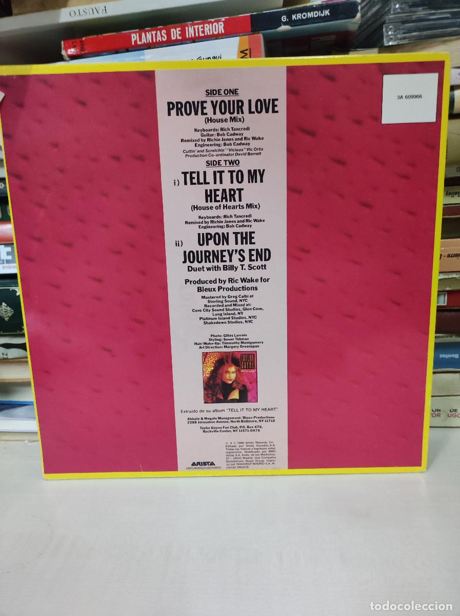 Discos de vinilo: Taylor Dayne &ndash; Prove Your Love - Foto 2
