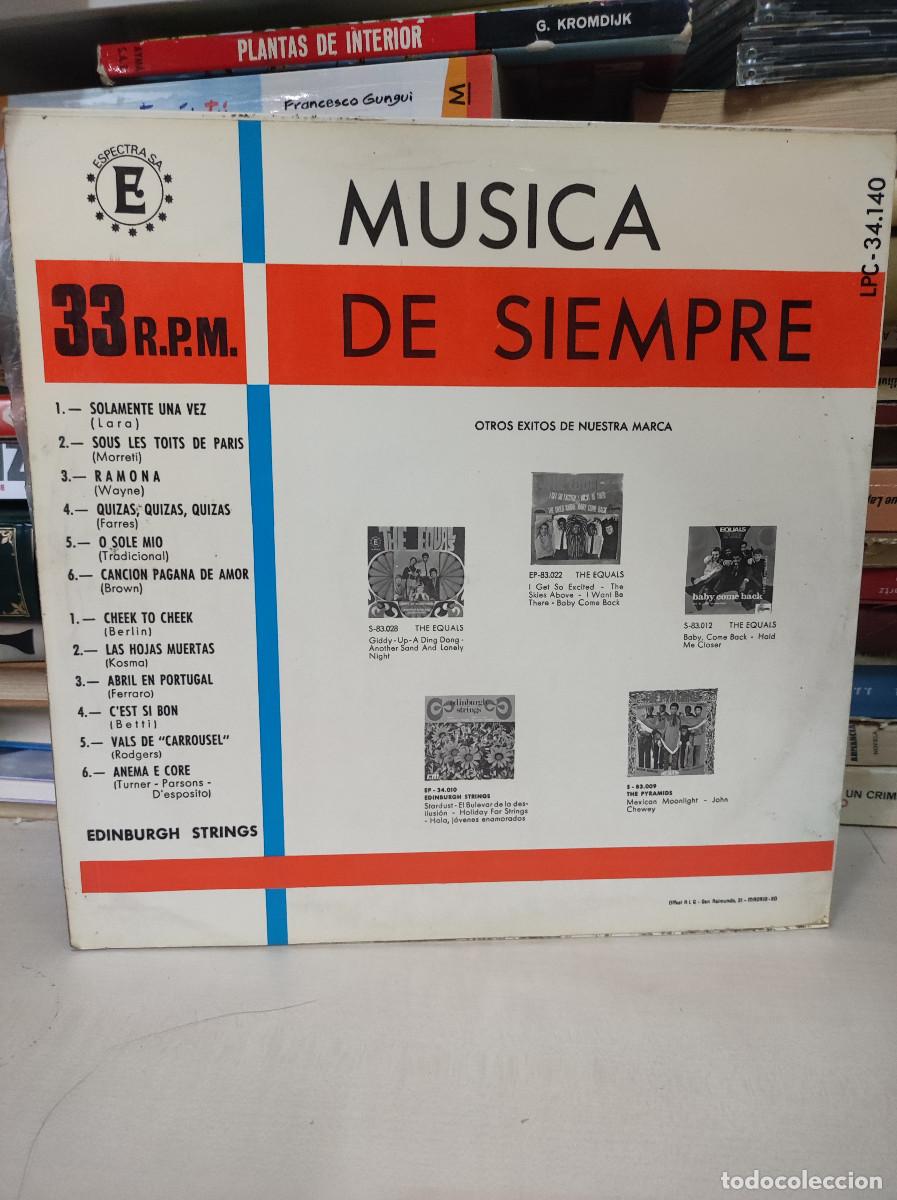 Discos de vinilo: Edinburgh Strings &ndash; Musica De Siempre - Foto 2