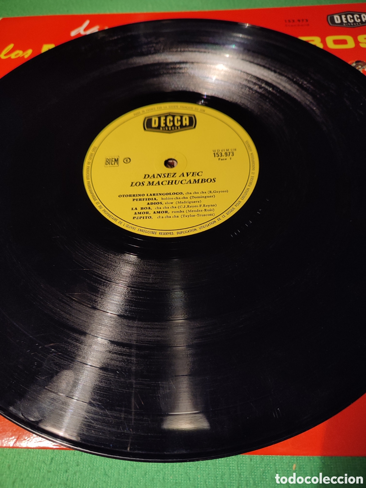 Discos de vinilo: Los Machucambos - Dansez avec - Foto 3