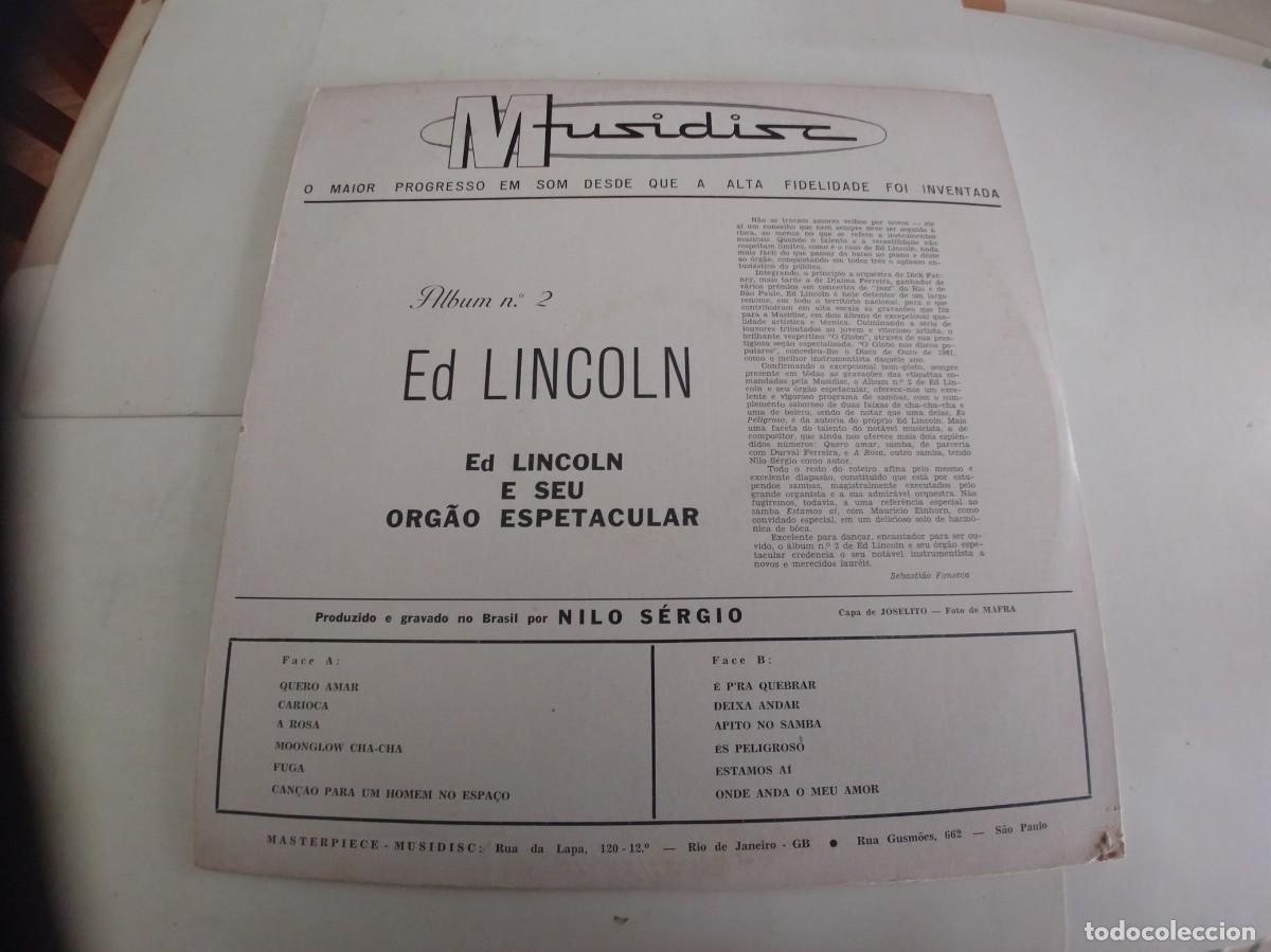 Discos de vinilo: ED INCOLN-LP ALBUM N&ordm; 2 - Foto 2