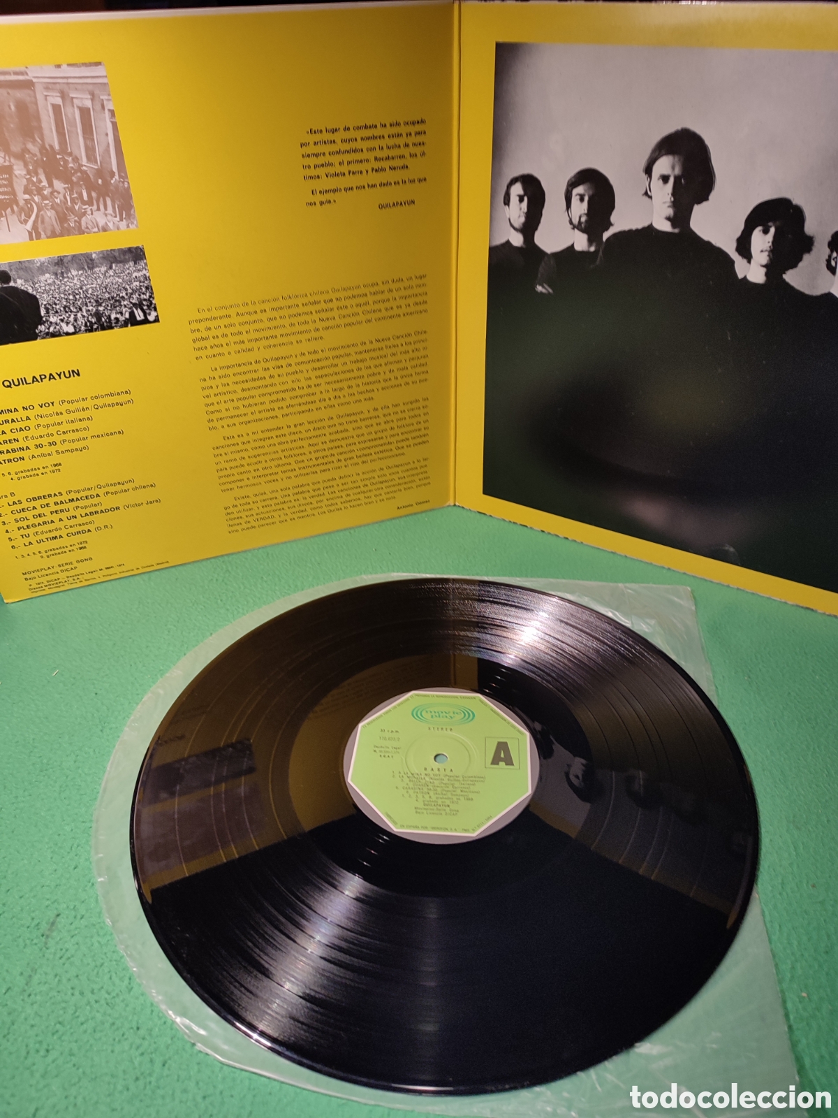 Discos de vinilo: Quilapayun - Basta Vinilo Lp - Foto 2