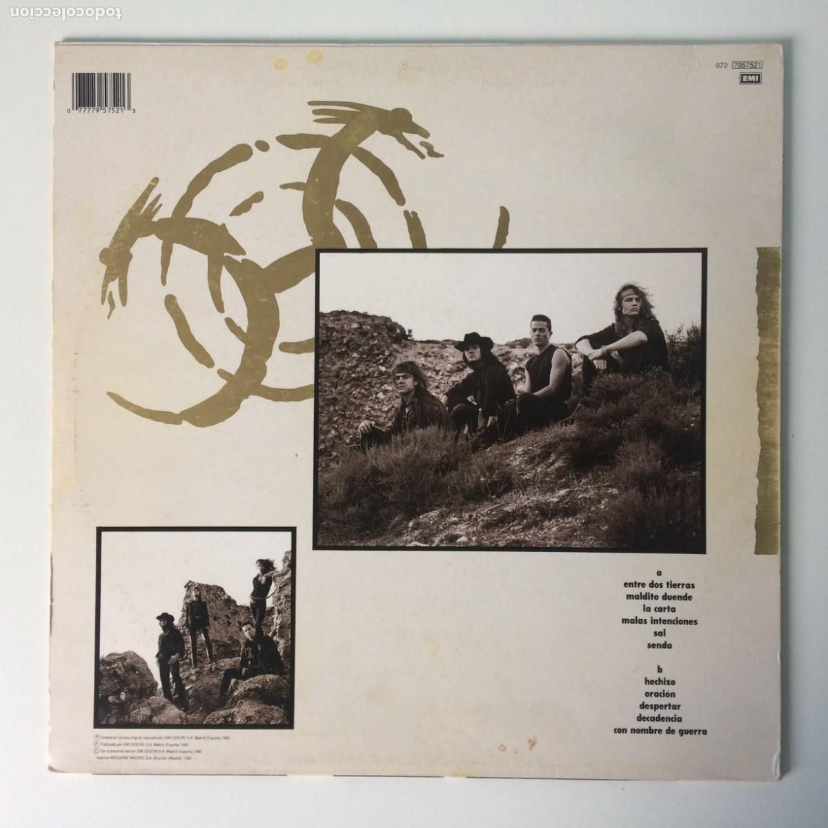 Discos de vinilo: H&eacute;roes Del Silencio &lrm;&ndash; Senderos De Traici&oacute;n , Spain 1990 EMI* - Foto 2