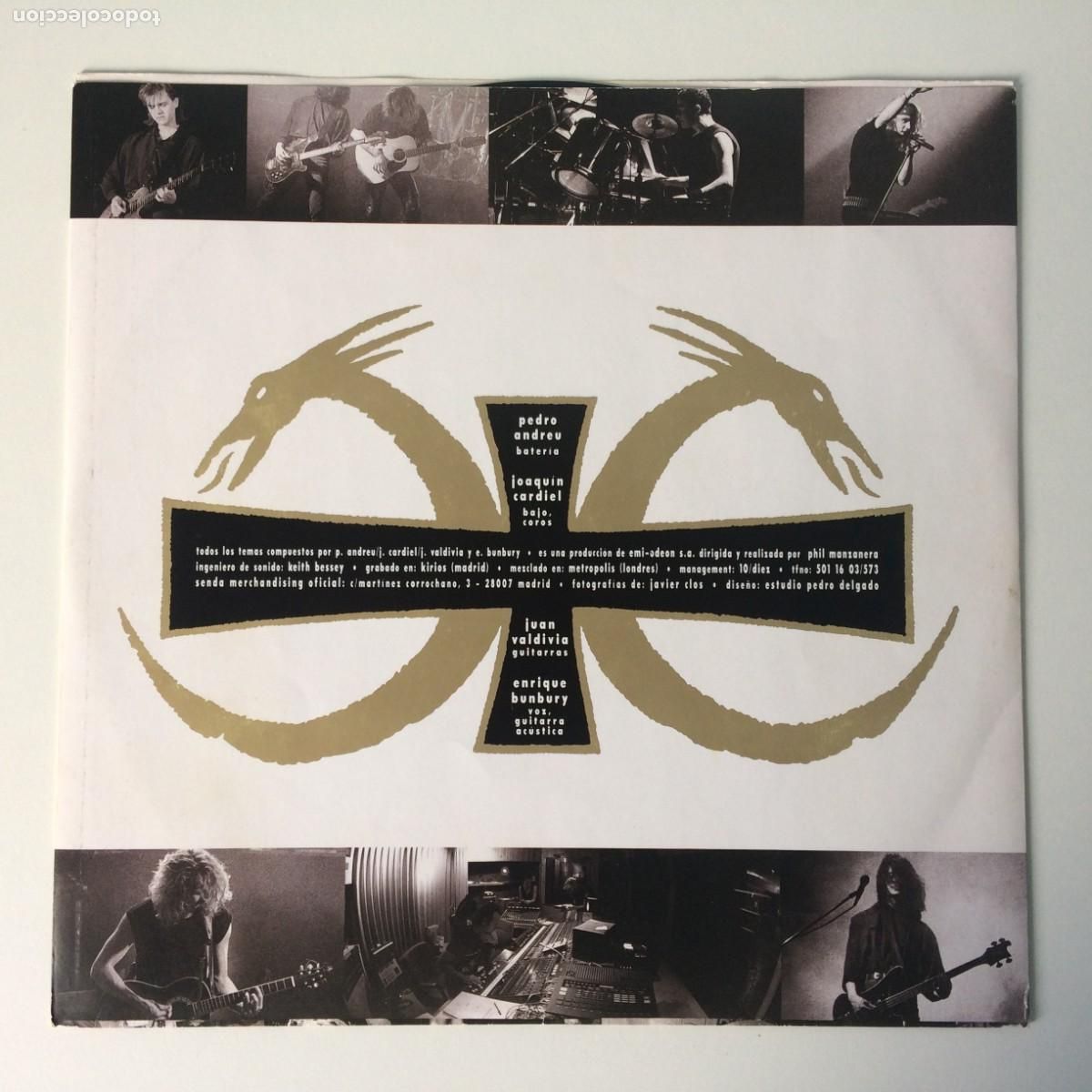 Discos de vinilo: H&eacute;roes Del Silencio &lrm;&ndash; Senderos De Traici&oacute;n , Spain 1990 EMI* - Foto 3