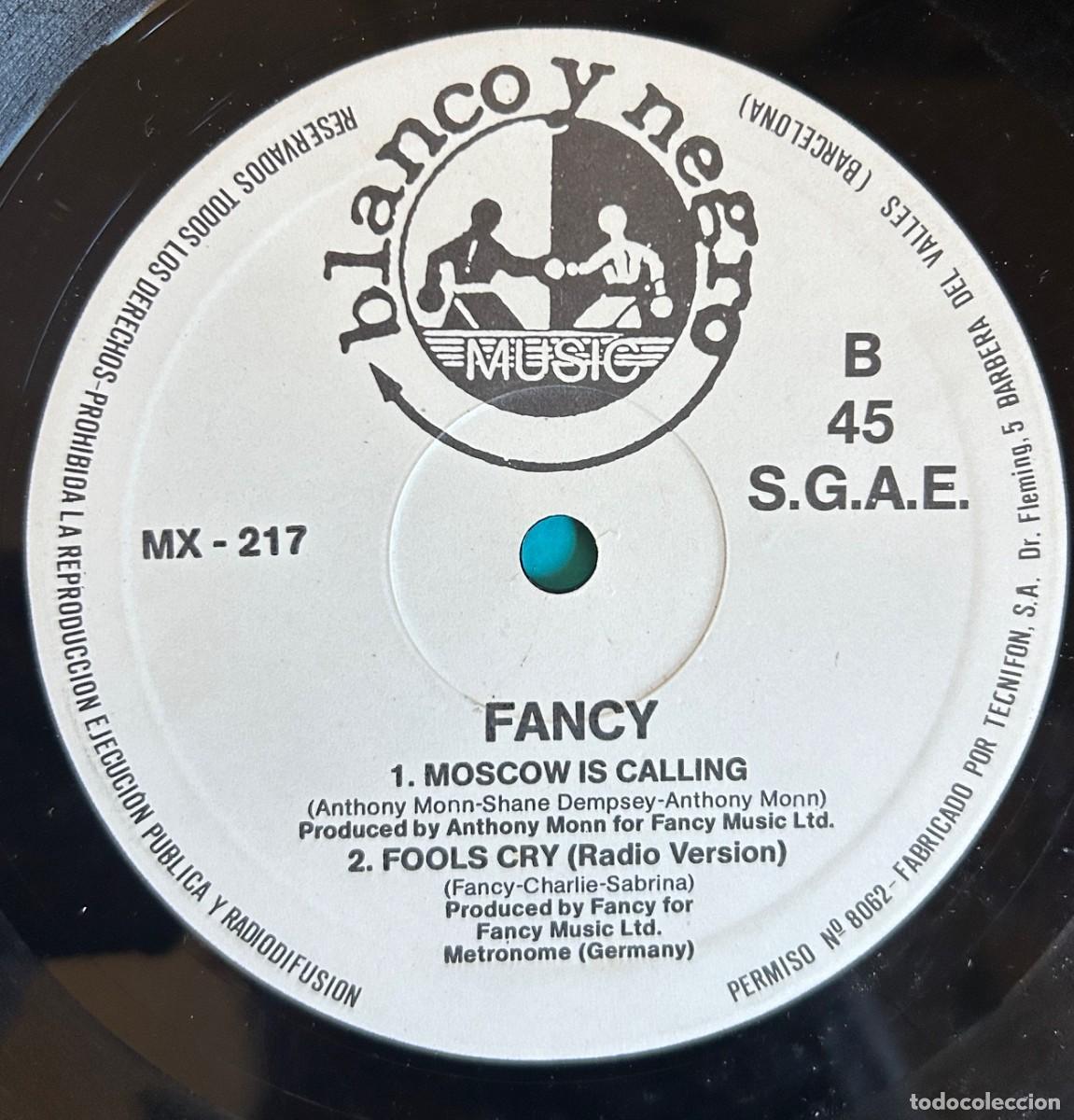 Discos de vinilo: Fancy . Fools Cry. Vg/Vg.1988.Spain - Foto 3