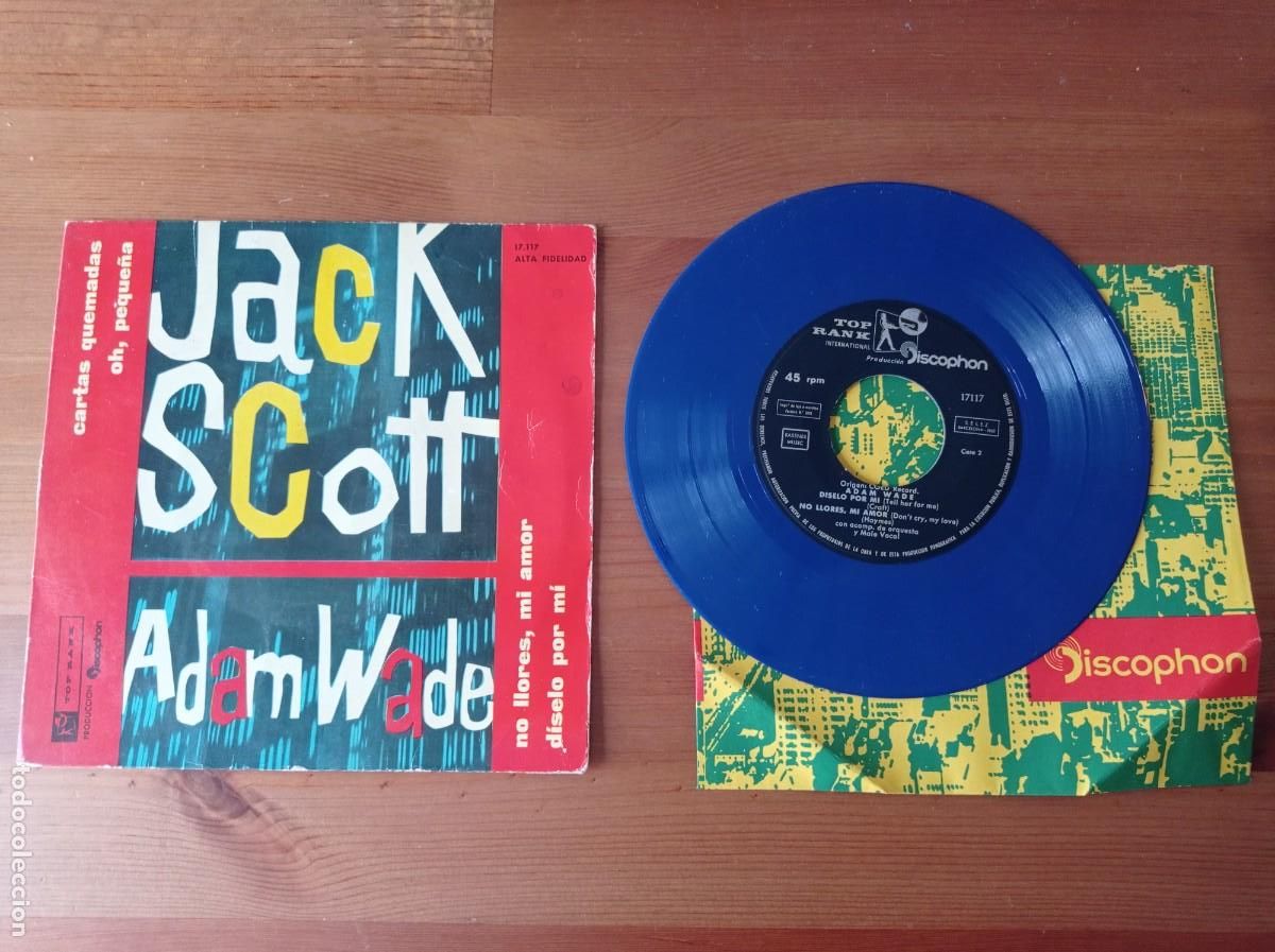 Discos de vinilo: Jack Scott Adam Wade - Foto 1