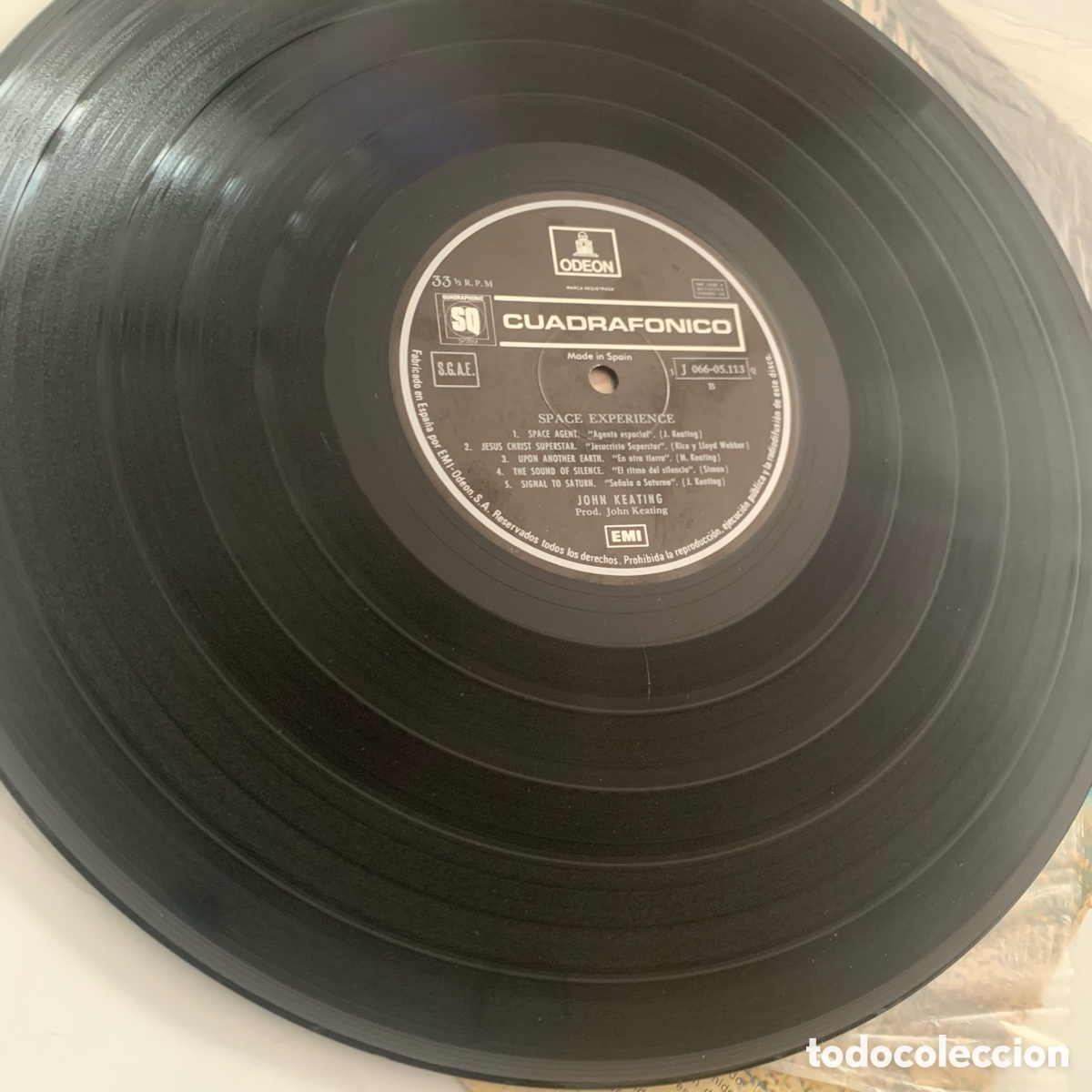 Discos de vinilo: lp John Keating &ndash; Space Experience edicion espa&ntilde;ola de 1973 - Foto 4