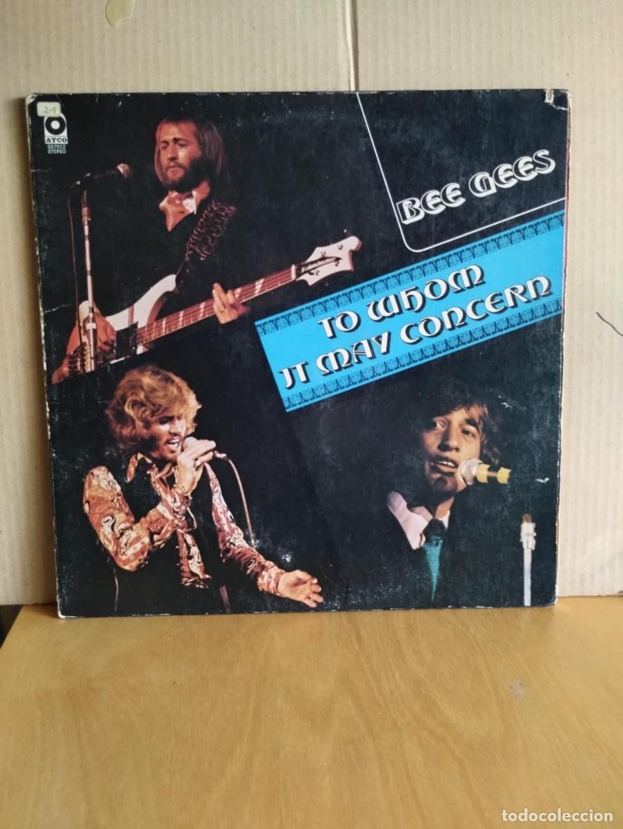 Discos de vinilo: BEE GEES ---- TO WHOM IT MAY CONCERN - Foto 1