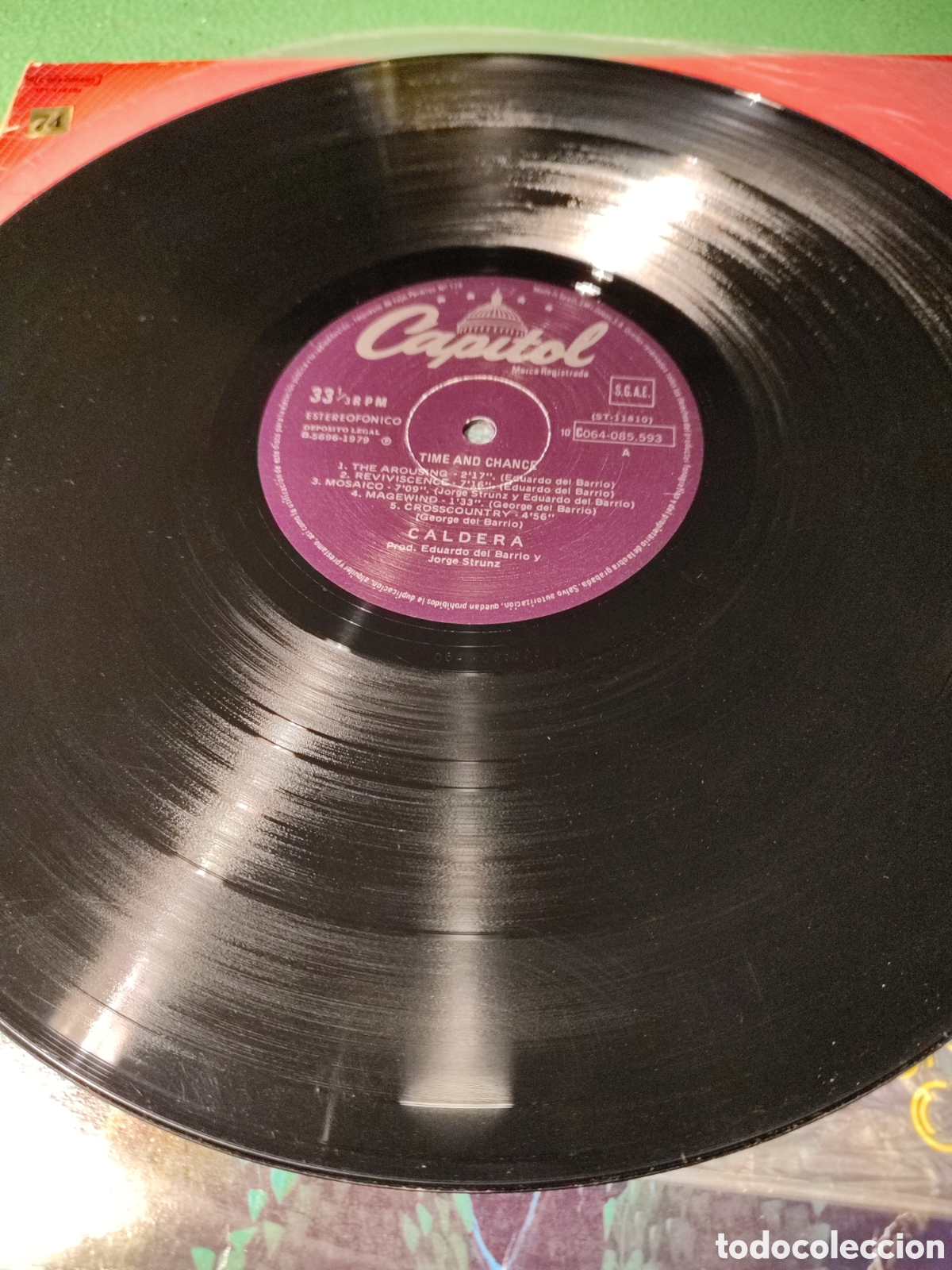 Discos de vinilo: Caldera - Time and chance - Foto 3