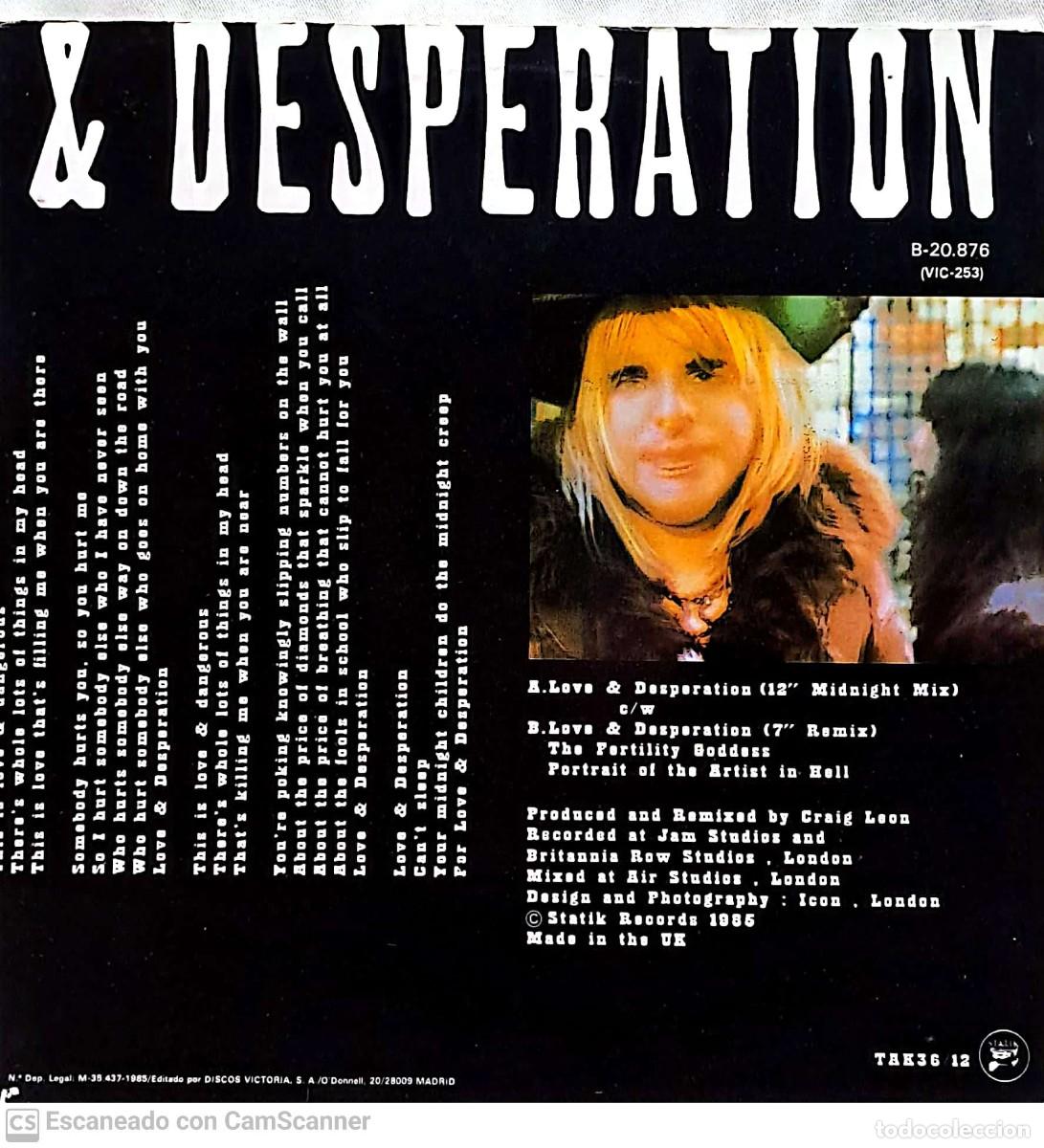 Discos de vinilo: Jeffrey Lee Pierce &lrm;&ndash; Love & Desperation - Foto 2