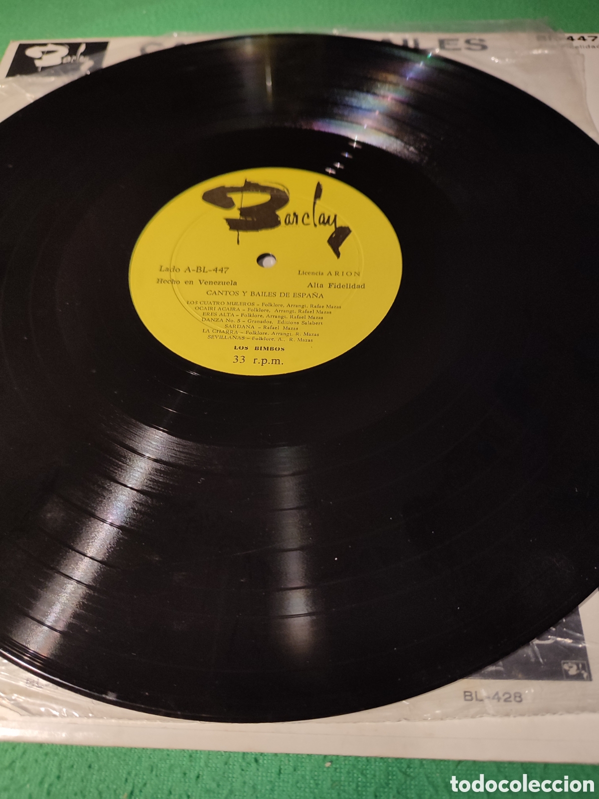 Discos de vinilo: Los Bimbos - Cantos y bailes de Espa&ntilde;a - Foto 3
