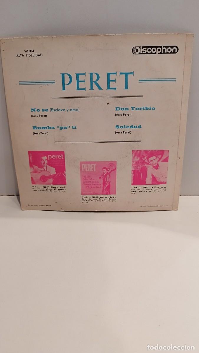 Discos de vinilo: Peret &ndash; No Se.Ep - Foto 3