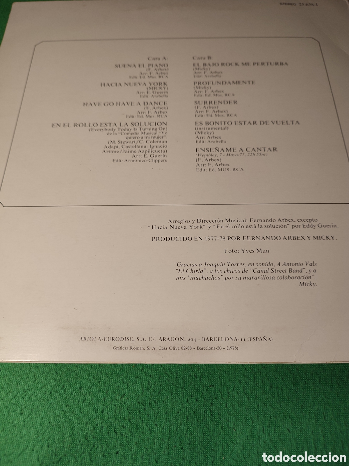 Discos de vinilo: Micky - Sus &eacute;xitos Vinilo Lp - Foto 2