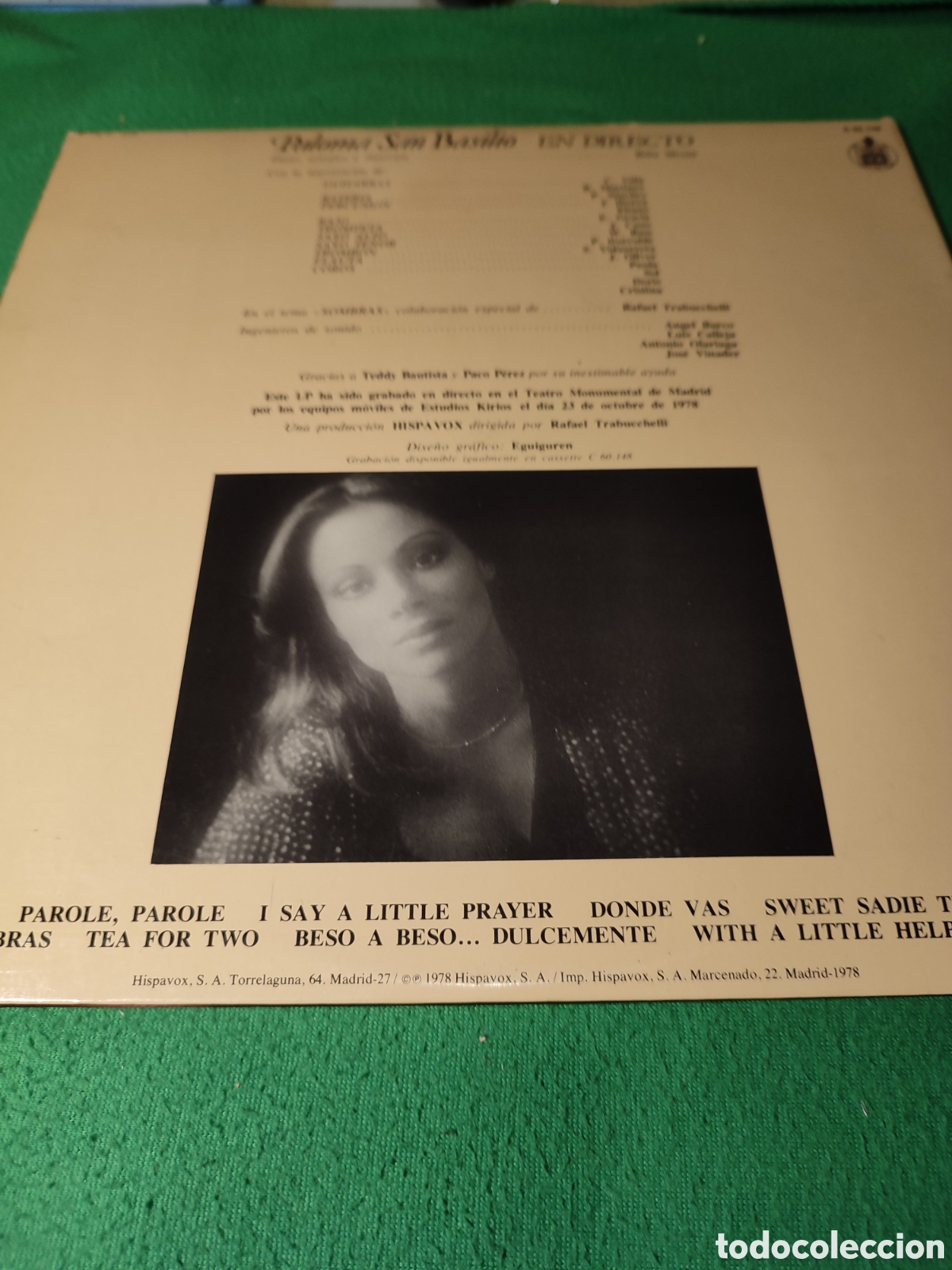 Discos de vinilo: Paloma San Basilio - En directo - Foto 4