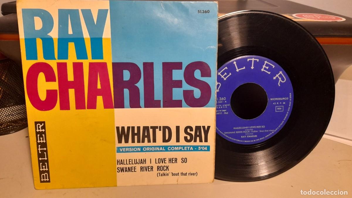 Discos de vinilo: EP RAY CHARLES : WHAT&acute;S I SAY - Foto 1