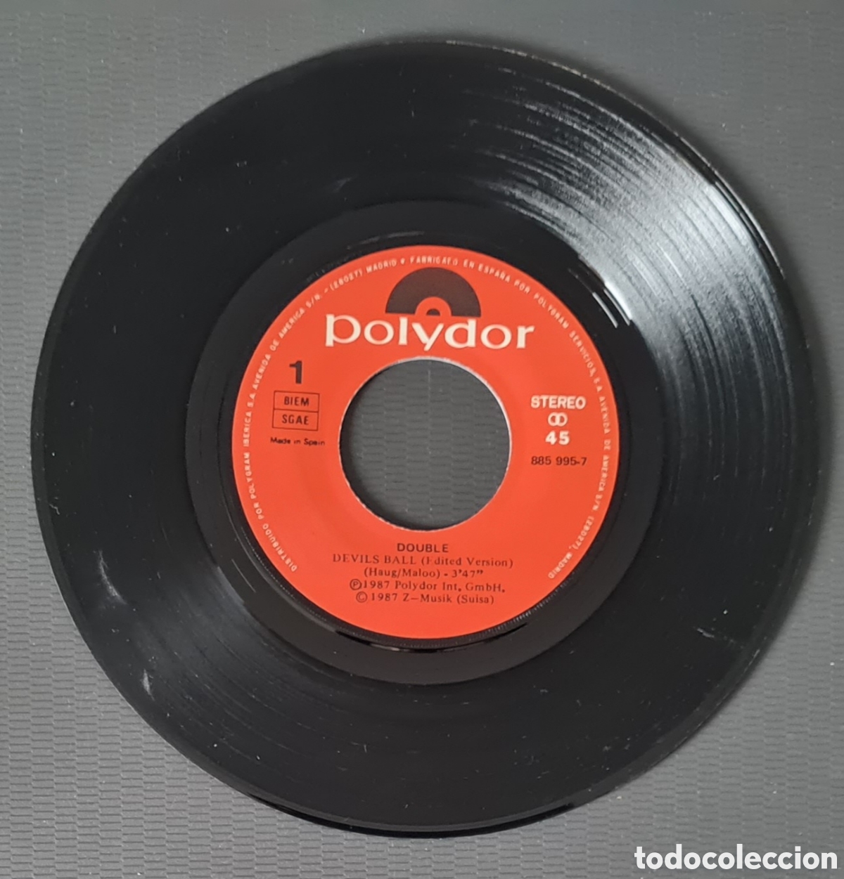 Discos de vinilo: SINGLE - DOUBLE - DEVILS BALL - 1987 - Foto 3