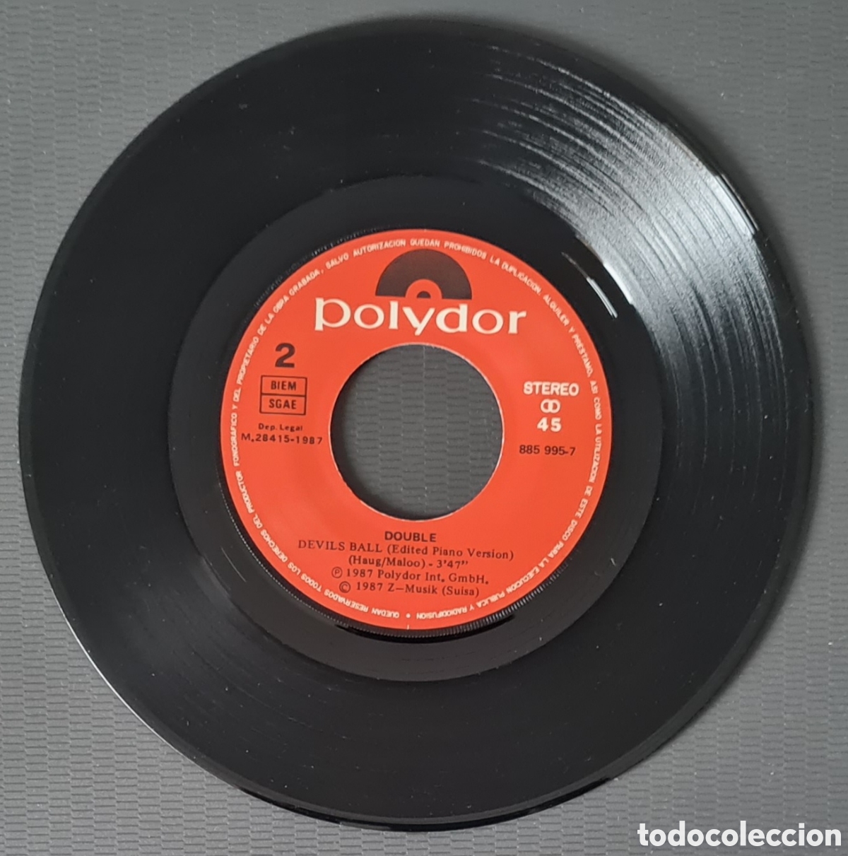 Discos de vinilo: SINGLE - DOUBLE - DEVILS BALL - 1987 - Foto 4