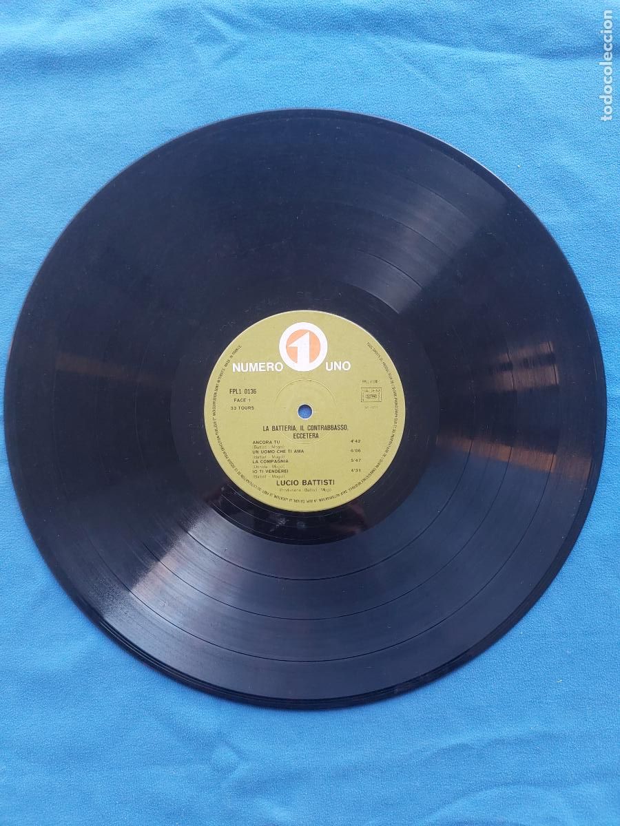 Discos de vinilo: LUCIO BATTISTI - LA BATTERIA, IL CONTRABBASSO, ECCETERA - Foto 2