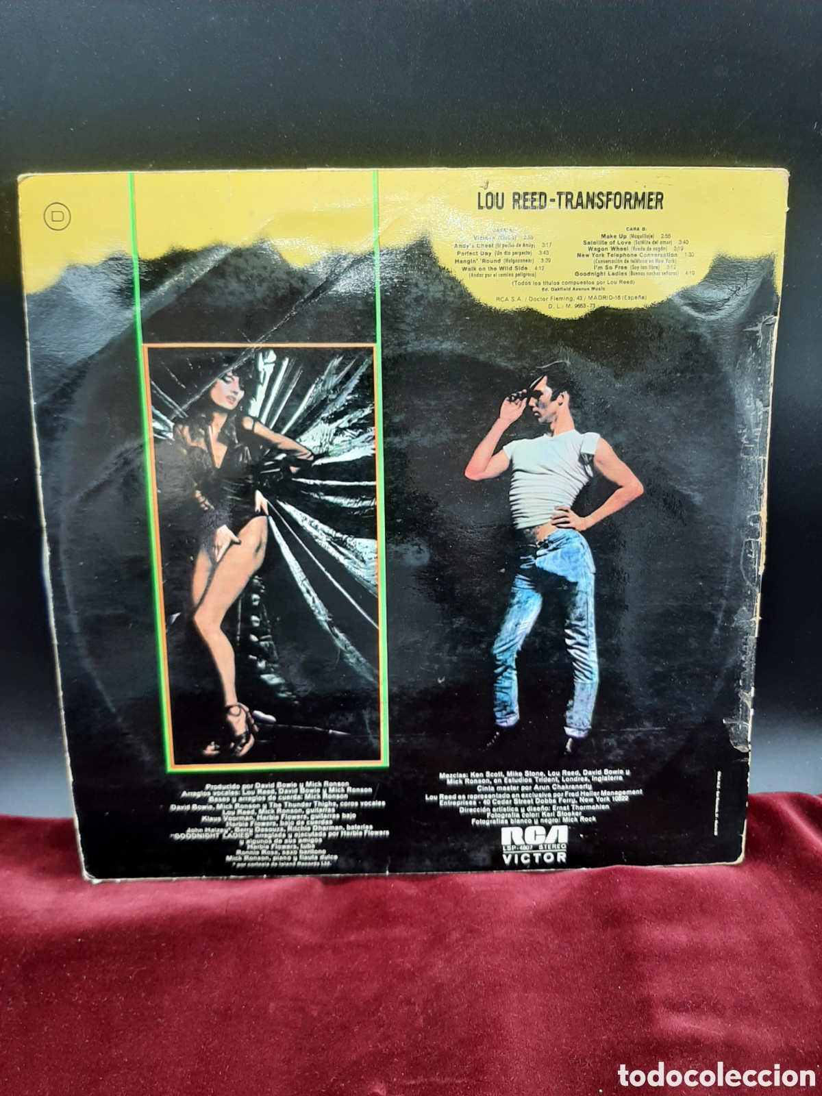 Discos de vinilo: LP LOU REED. Transformer. RCA VICTOR. - Foto 2