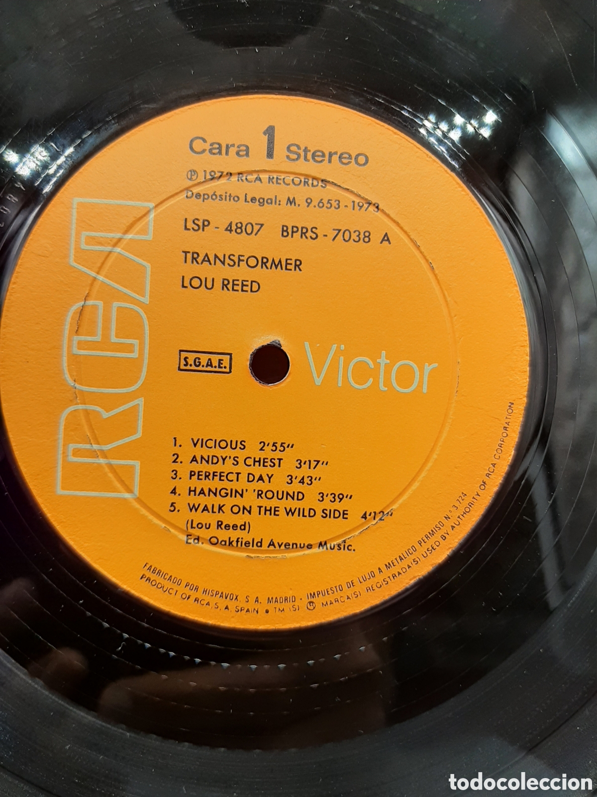 Discos de vinilo: LP LOU REED. Transformer. RCA VICTOR. - Foto 3