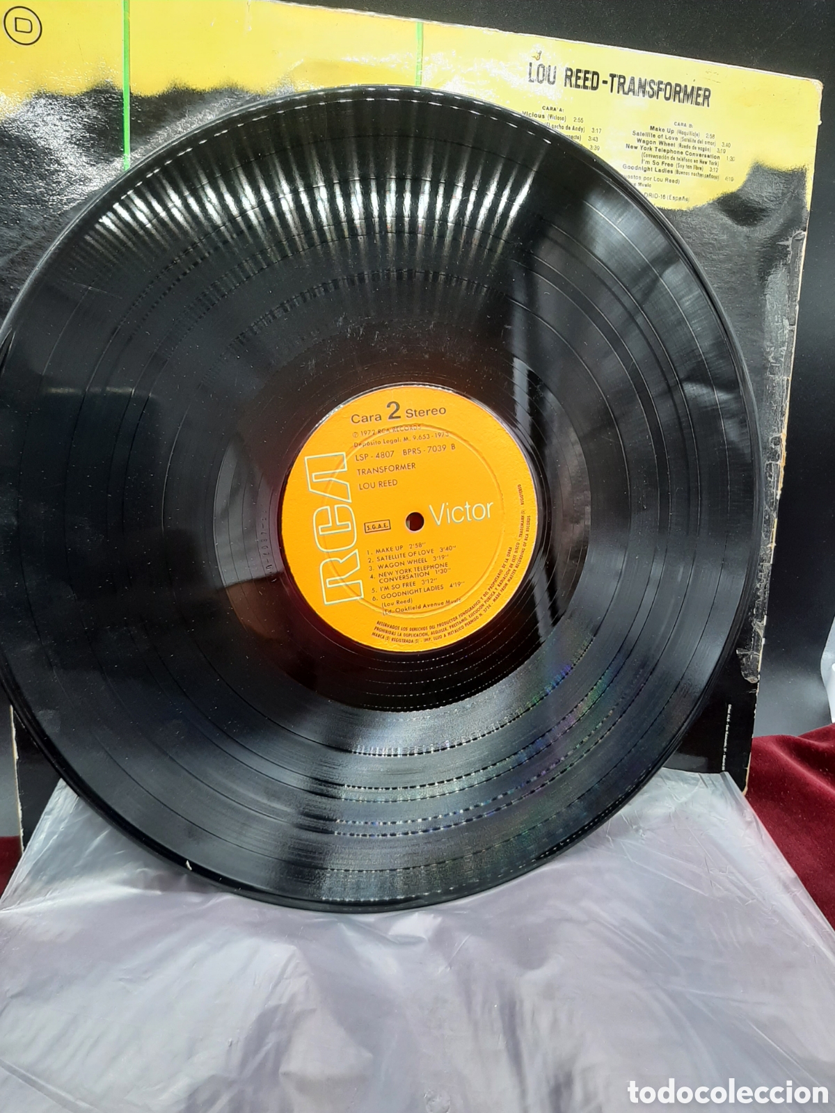 Discos de vinilo: LP LOU REED. Transformer. RCA VICTOR. - Foto 6