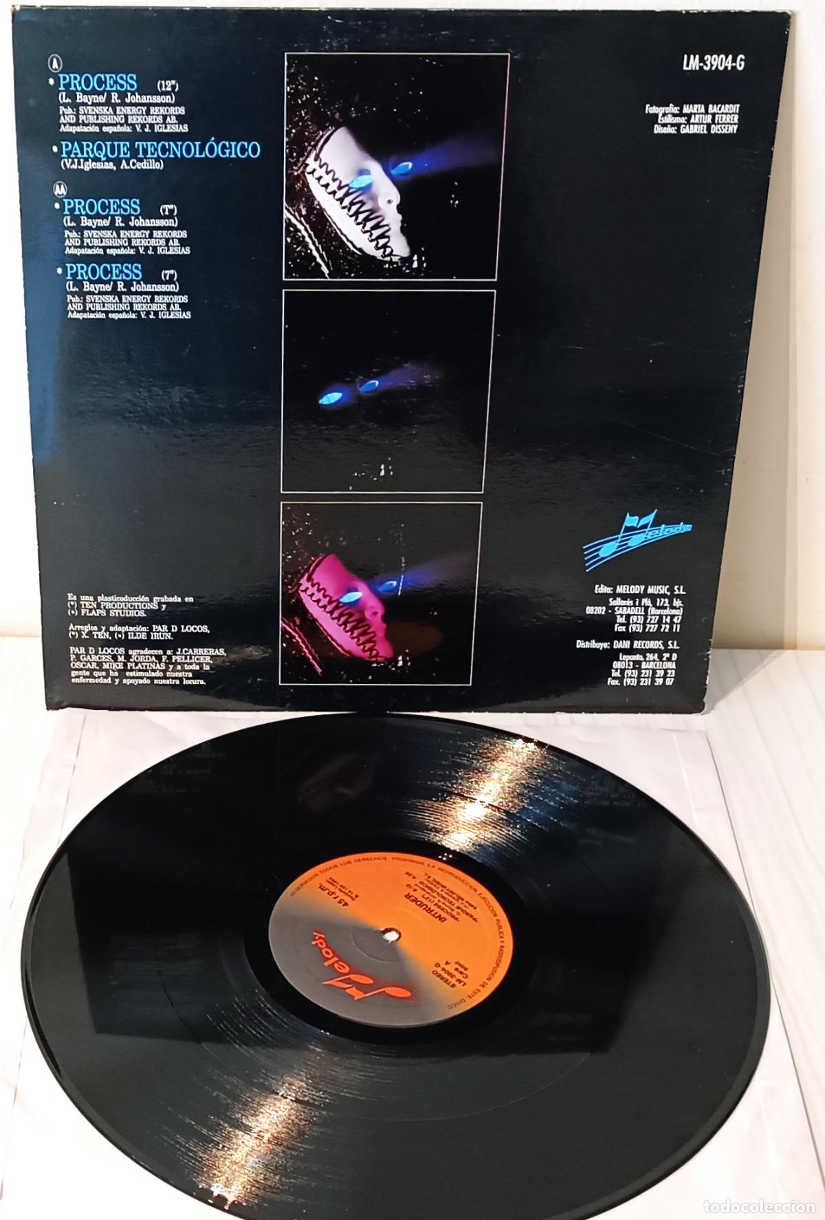 Discos de vinilo: INTRUDER - PROCESS MAXI MELODY - 1993 - Foto 2