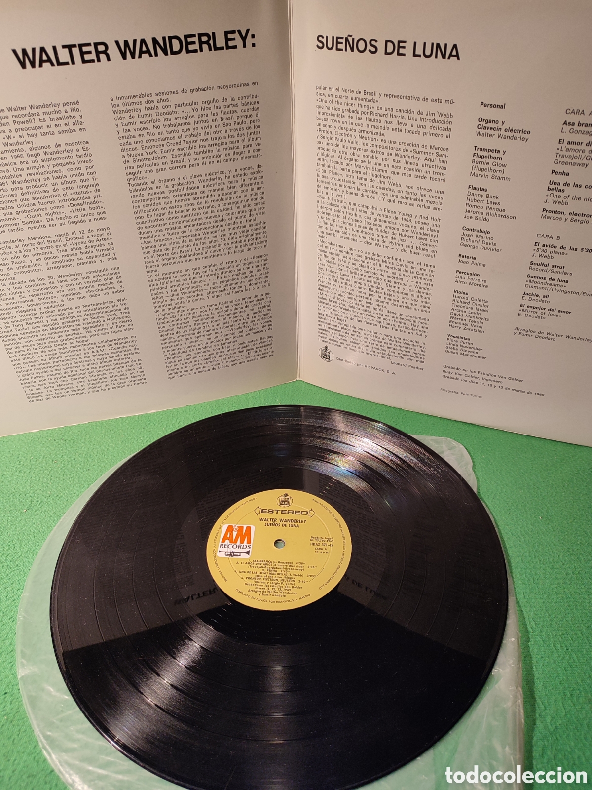 Discos de vinilo: Walter Wanderley - Sue&ntilde;os de luna - Foto 2