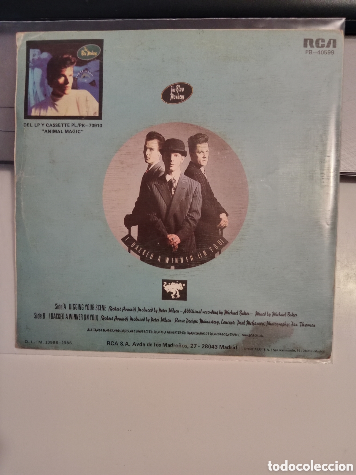 Discos de vinilo: Blow Monkeys - Digging your scene - Foto 2