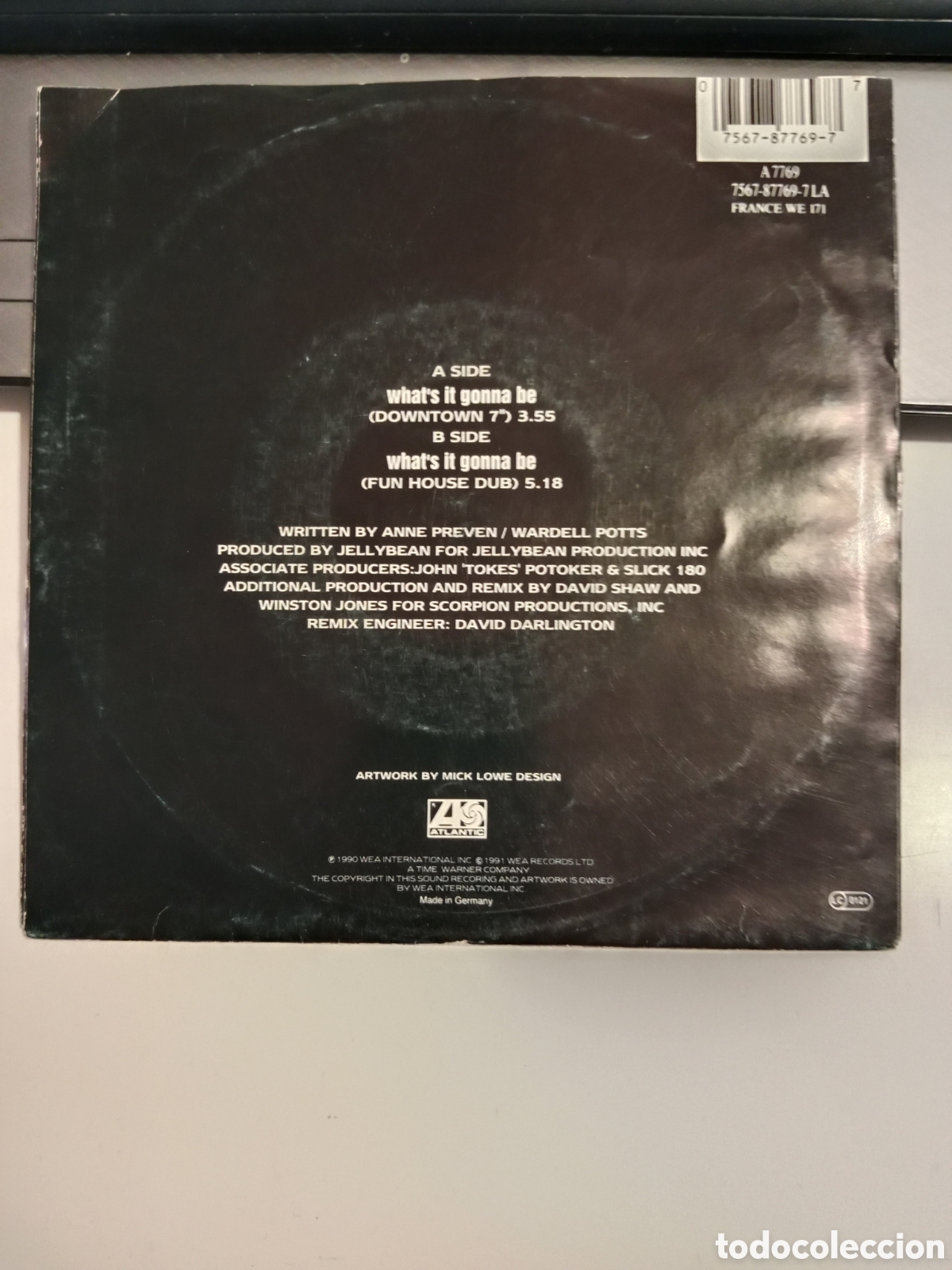 Discos de vinilo: Jellybean - Whats It Gonna be - Foto 2