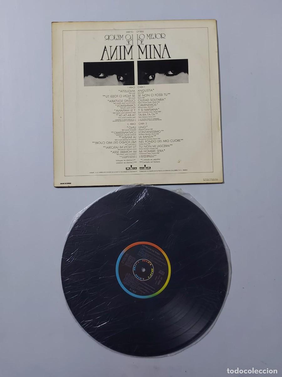 Discos de vinilo: LP. MINA &ndash; LO MEJOR DE MINA - Foto 2
