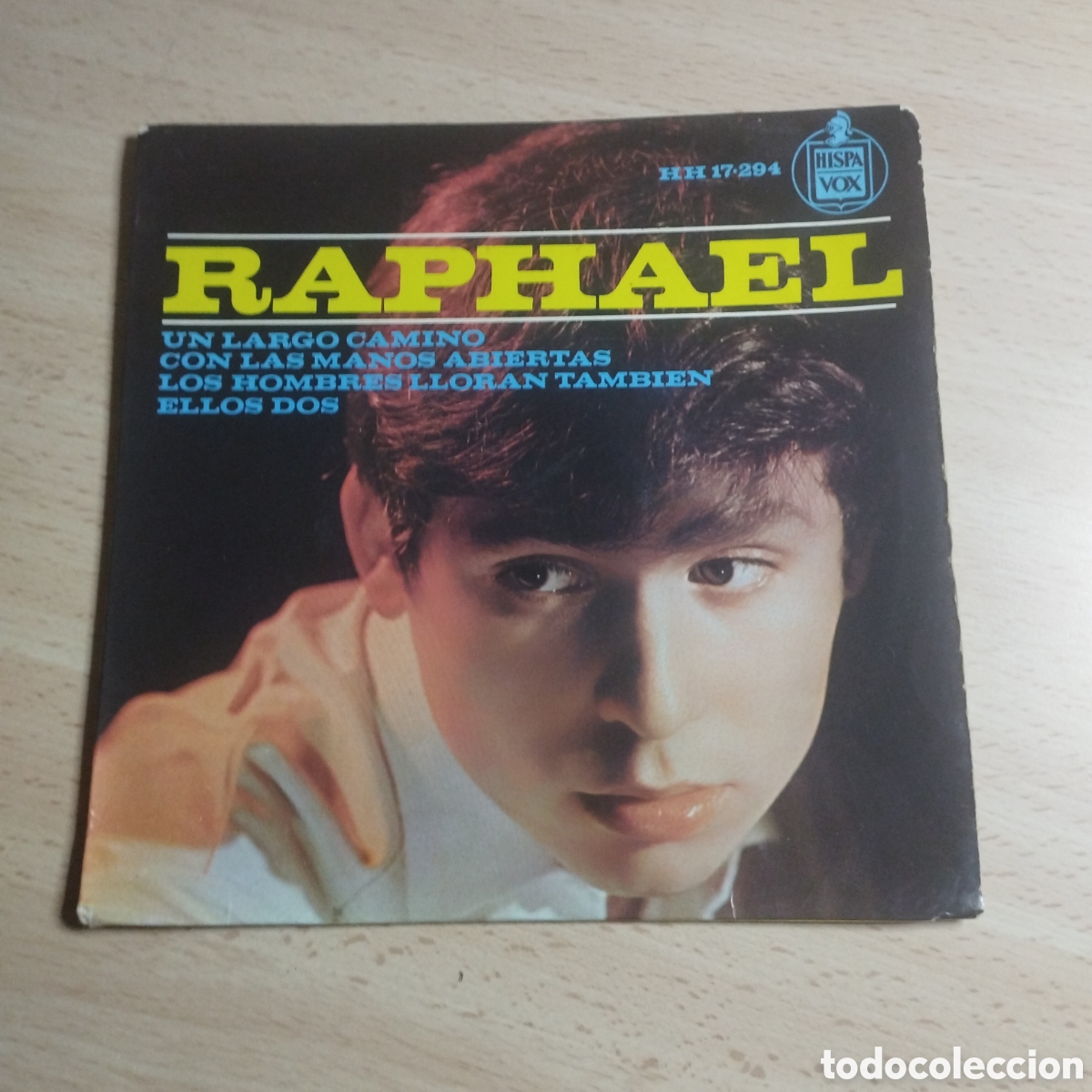 Discos de vinilo: EP 7&rdquo; Raphael 1964 Un largo camino + 3 - Foto 1