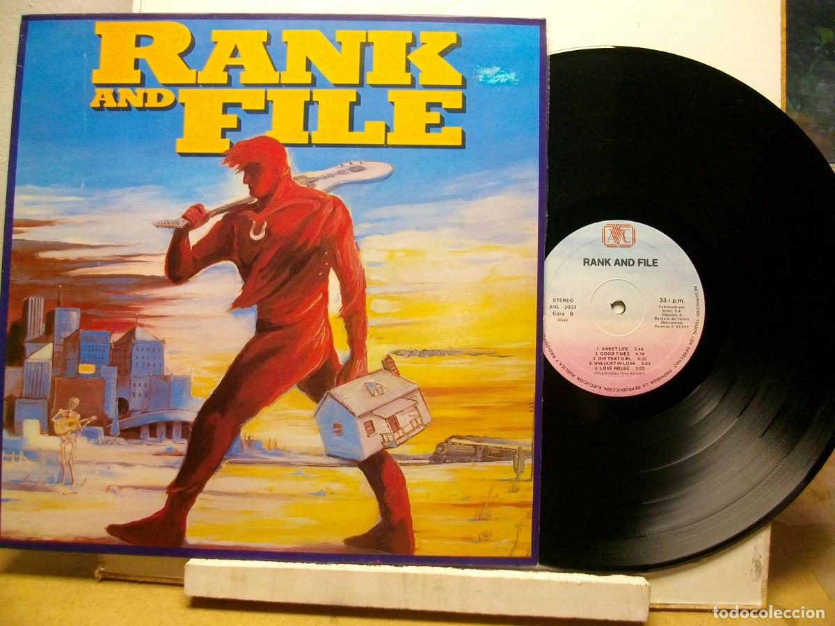 Discos de vinilo: Rank And File &ndash; Rank And File LP - Foto 1