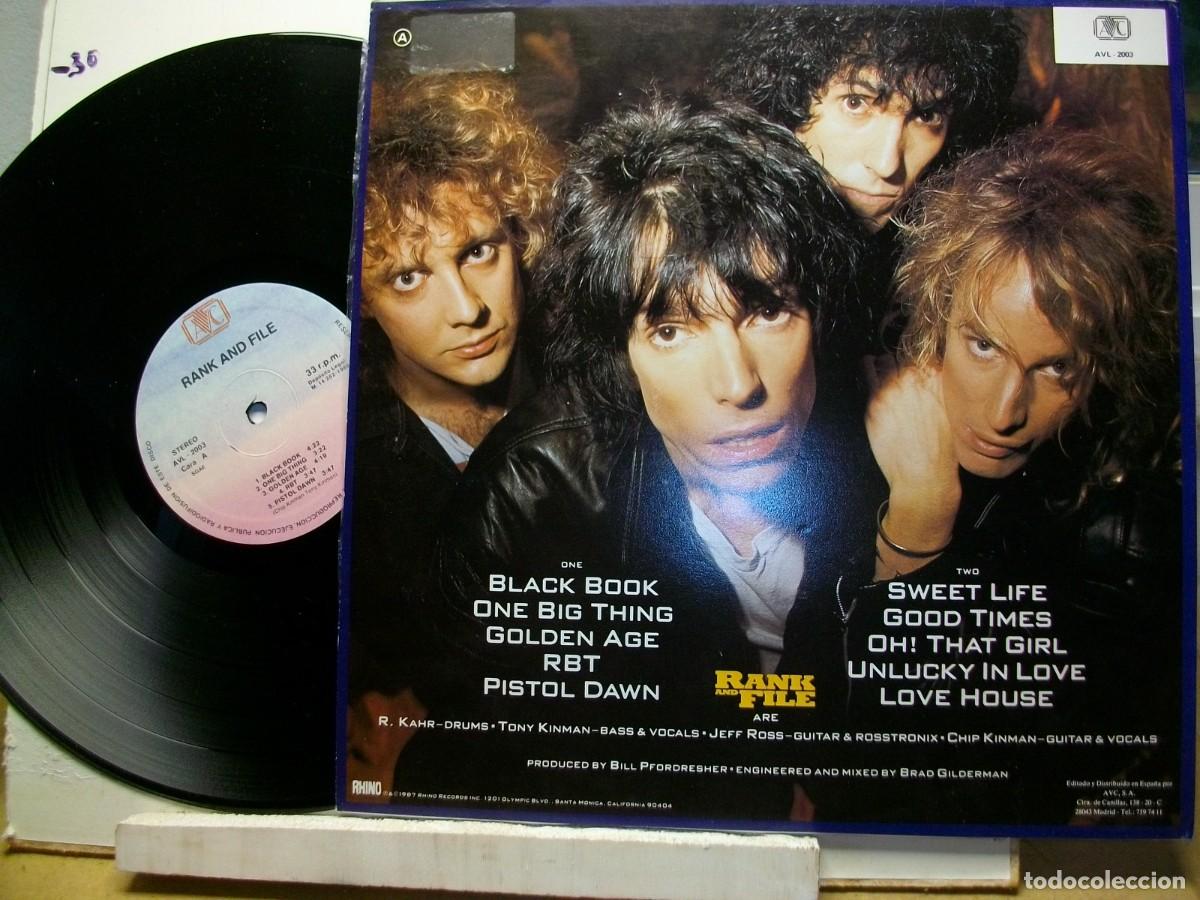 Discos de vinilo: Rank And File &ndash; Rank And File LP - Foto 2