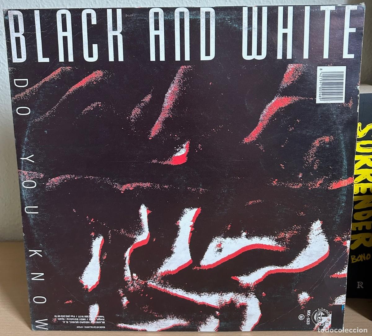 Discos de vinilo: Black & White (2). Do You Know.Vg/Vg.1994.Spain - Foto 1