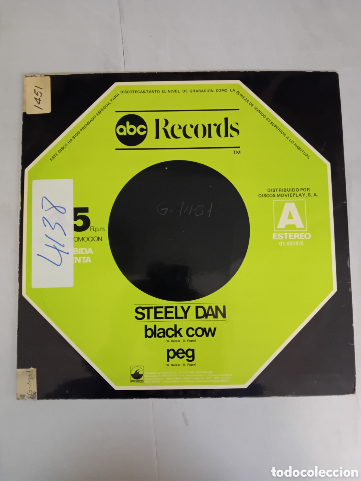 Discos de vinilo: STEELY DAN. AJA. BLACK COW - Foto 2